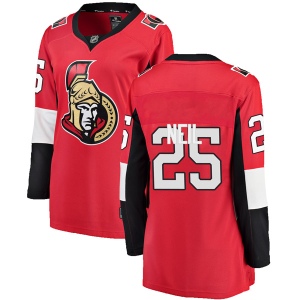 Women's Chris Neil Ottawa Senators Breakaway Home Jersey - Red