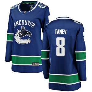 Women's Chris Tanev Vancouver Canucks Breakaway Home Jersey - Blue