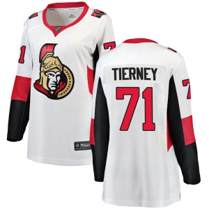 Women's Chris Tierney Ottawa Senators Breakaway Away Jersey - White