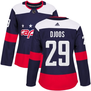 Women's Christian Djoos Washington Capitals Authentic 2018 Stadium Series Jersey - Navy Blue