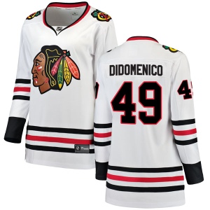 Women's Christopher DiDomenico Chicago Blackhawks Breakaway Away Jersey - White