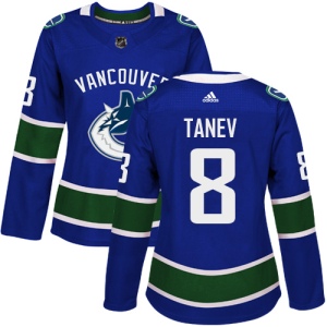 Women's Christopher Tanev Vancouver Canucks Authentic Home Jersey - Blue