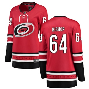 Women's Clark Bishop Carolina Hurricanes Breakaway Home Jersey - Red