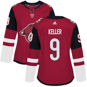 Women's Clayton Keller Arizona Coyotes Authentic Burgundy Home Jersey - Red