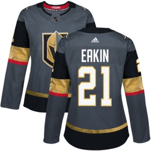 Women's Cody Eakin Vegas Golden Knights Authentic Gray Home Jersey - Gold