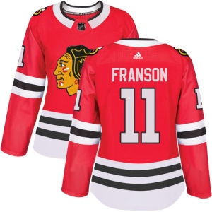 Women's Cody Franson Chicago Blackhawks Authentic Home Jersey - Red