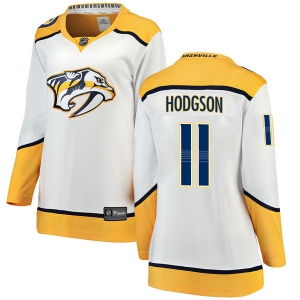 Women's Cody Hodgson Nashville Predators Breakaway Away Jersey - White