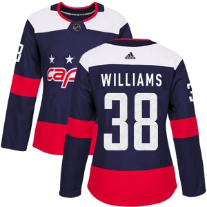 Women's Colby Williams Washington Capitals Authentic 2018 Stadium Series Jersey - Navy Blue