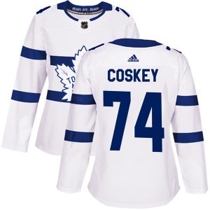 Women's Cole Coskey Toronto Maple Leafs Authentic 2018 Stadium Series Jersey - White