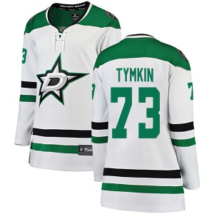 Women's Cole Tymkin Dallas Stars Breakaway Away Jersey - White