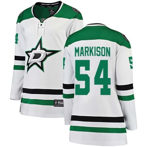 Women's Colin Markison Dallas Stars Breakaway Away Jersey - White