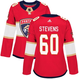 Women's Colin Stevens Florida Panthers Authentic Home Jersey - Red