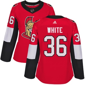 Women's Colin White Ottawa Senators Authentic Home Jersey - Red