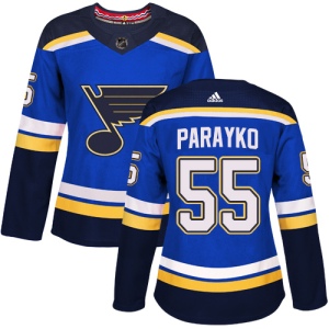 Women's Colton Parayko St. Louis Blues Authentic Home Jersey - Royal Blue