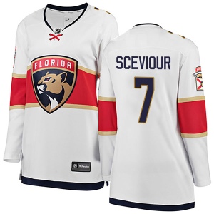 Women's Colton Sceviour Florida Panthers Breakaway Away Jersey - White