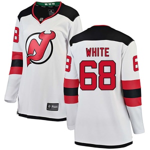 Women's Colton White New Jersey Devils Breakaway Away Jersey - White