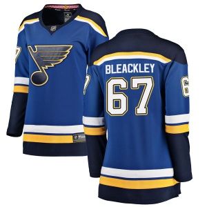 Women's Conner Bleackley St. Louis Blues Breakaway Home Jersey - Blue