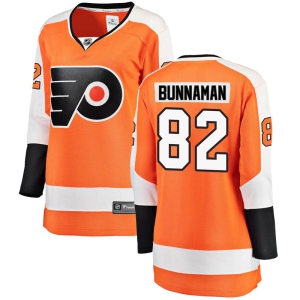 Women's Connor Bunnaman Philadelphia Flyers Breakaway Home Jersey - Orange