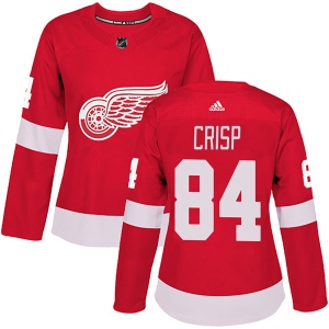 Women's Connor Crisp Detroit Red Wings Authentic Home Jersey - Red