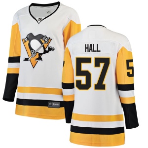 Women's Connor Hall Pittsburgh Penguins Breakaway Away Jersey - White