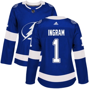 Women's Connor Ingram Tampa Bay Lightning Authentic Home Jersey - Blue