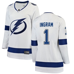 Women's Connor Ingram Tampa Bay Lightning Breakaway Away Jersey - White