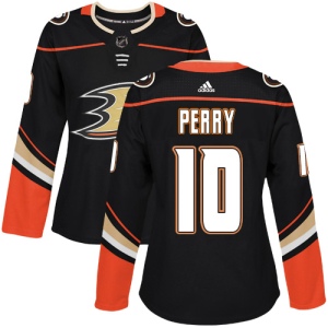 Women's Corey Perry Anaheim Ducks Authentic Home Jersey - Black