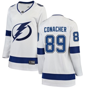 Women's Cory Conacher Tampa Bay Lightning Breakaway Away Jersey - White