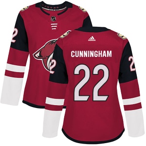 Women's Craig Cunningham Arizona Coyotes Authentic Maroon Home Jersey