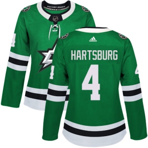 Women's Craig Hartsburg Dallas Stars Authentic Home Jersey - Green