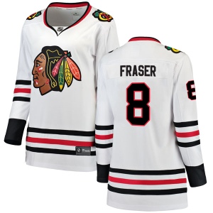 Women's Curt Fraser Chicago Blackhawks Breakaway Away Jersey - White