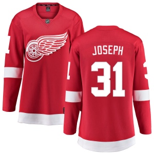 Women's Curtis Joseph Detroit Red Wings Home Breakaway Jersey - Red