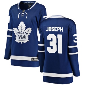 Women's Curtis Joseph Toronto Maple Leafs Breakaway Home Jersey - Blue