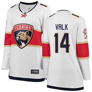 Women's Curtis Valk Florida Panthers Breakaway Away Jersey - White