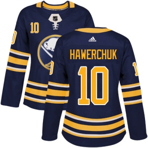 Women's Dale Hawerchuk Buffalo Sabres Authentic Home Jersey - Navy Blue