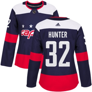 Women's Dale Hunter Washington Capitals Authentic 2018 Stadium Series Jersey - Navy Blue