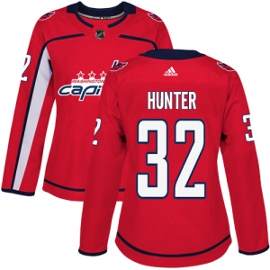 Women's Dale Hunter Washington Capitals Authentic Home Jersey - Red