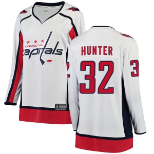 Women's Dale Hunter Washington Capitals Breakaway Away Jersey - White