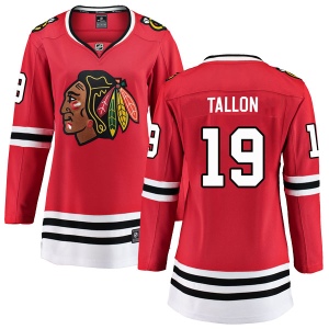 Women's Dale Tallon Chicago Blackhawks Breakaway Home Jersey - Red