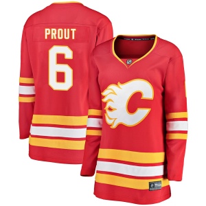 Women's Dalton Prout Calgary Flames Breakaway Alternate Jersey - Red