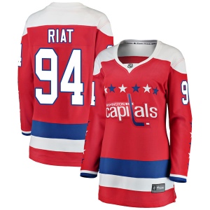 Women's Damien Riat Washington Capitals Breakaway Alternate Jersey - Red