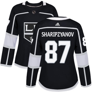 Women's Damir Sharipzyanov Los Angeles Kings Authentic Home Jersey - Black