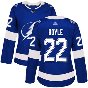 Women's Dan Boyle Tampa Bay Lightning Authentic Home Jersey - Blue