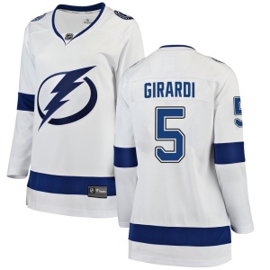 Women's Dan Girardi Tampa Bay Lightning Breakaway Away Jersey - White