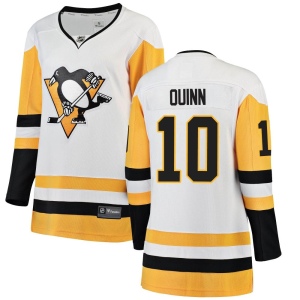 Women's Dan Quinn Pittsburgh Penguins Breakaway Away Jersey - White