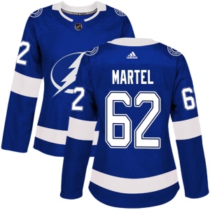 Women's Danick Martel Tampa Bay Lightning Authentic Home Jersey - Blue