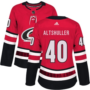 Women's Daniel Altshuller Carolina Hurricanes Authentic Home Jersey - Red