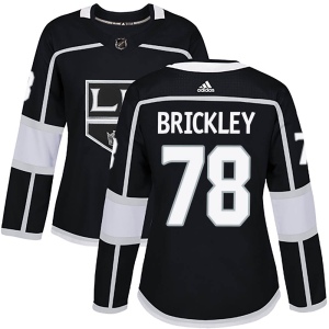 Women's Daniel Brickley Los Angeles Kings Authentic Home Jersey - Black