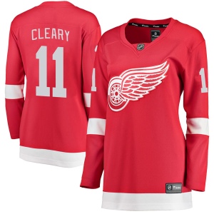 Women's Daniel Cleary Detroit Red Wings Breakaway Home Jersey - Red