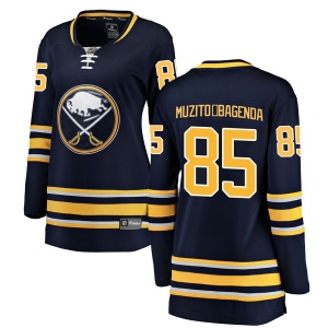 Women's Daniel Muzito-Bagenda Buffalo Sabres Breakaway Home Jersey - Navy Blue